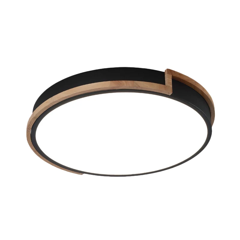 Plafonnier Led en acrylique pour Loft, 13 "/ 17"/ 21 ", tambour mince, pour chambre à coucher, soin des yeux, Macron, noir...
