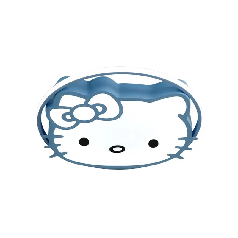 Plafonnier LED en forme de chat de dessin animé en acrylique pour enfants, lumière blanche/rose/bleue, lumière chaude/blan...