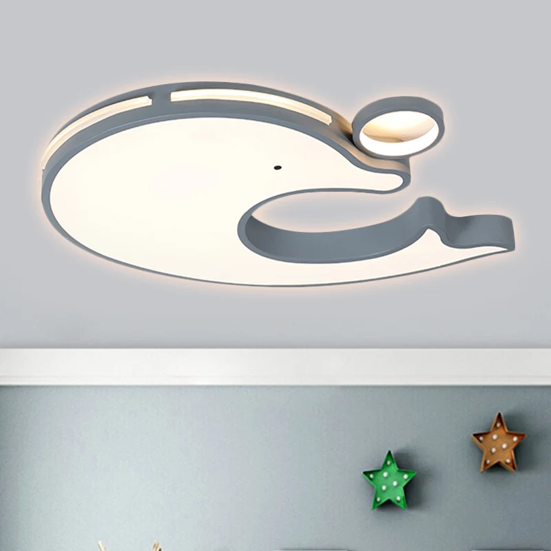 Plafonnier LED en forme de dauphin en acrylique, luminaire décoratif d'intérieur, luminaire décoratif de plafond, idéal po...