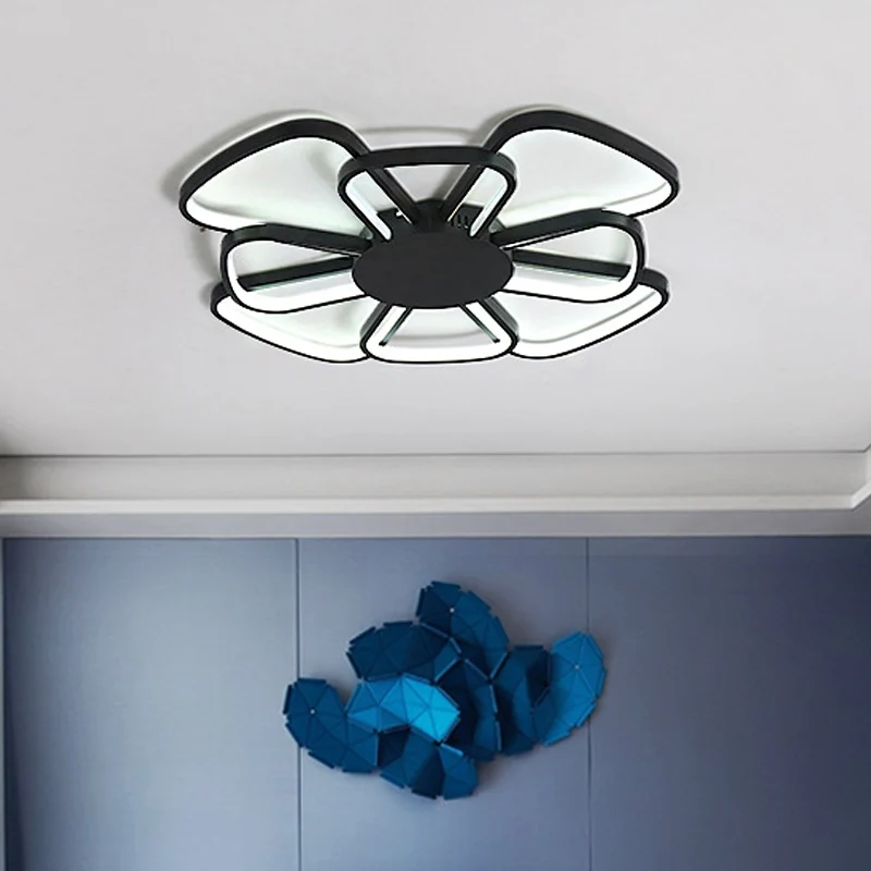 Plafonnier LED en forme de moulin à vent, joli plafonnier en acrylique pour salon Clearhalo