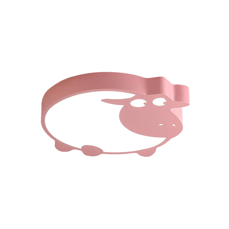 Plafonnier LED en forme de mouton en métal et acrylique, luminaire décoratif d'intérieur, idéal pour une chambre de garçon...