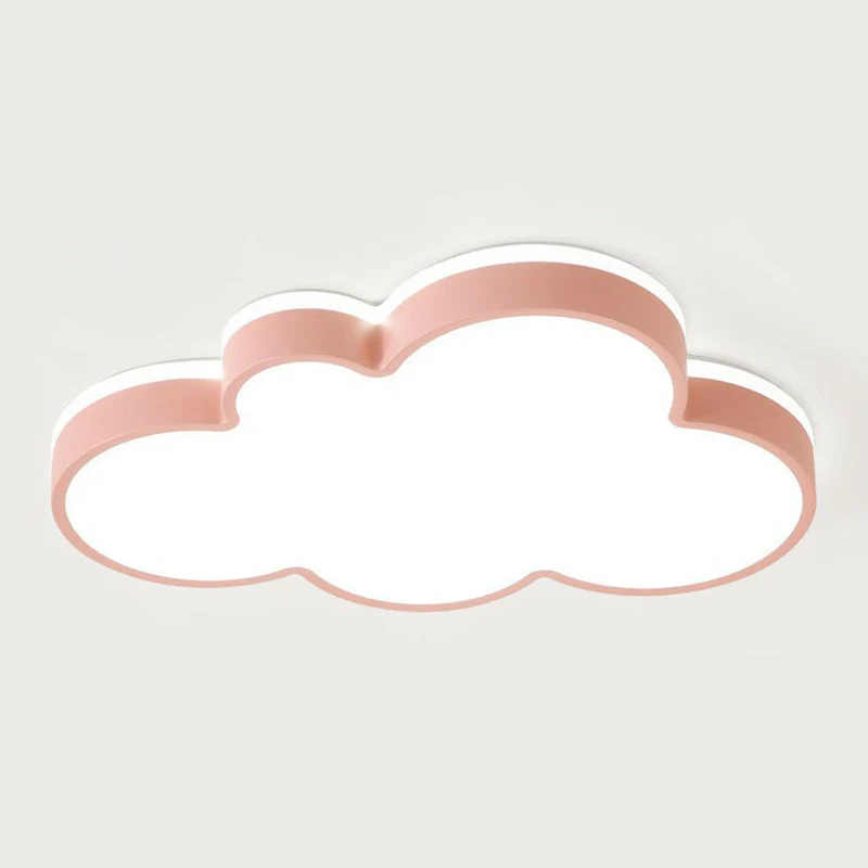 Plafonnier LED en forme de nuage en acrylique, luminaire d'éclairage encastré pour chambre d'enfant Clearhalo