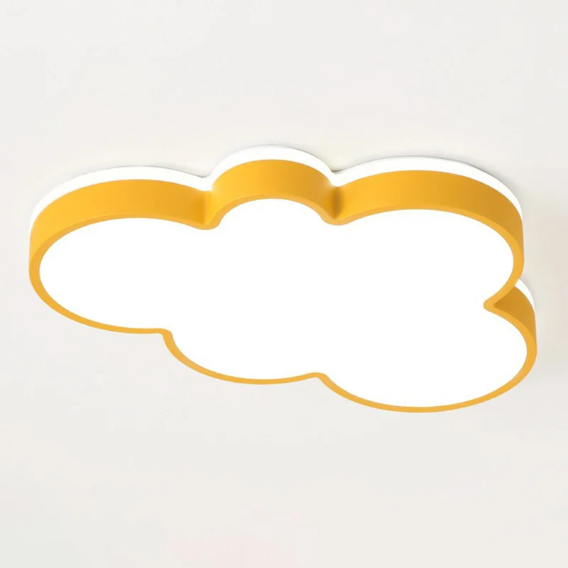 Plafonnier LED en forme de nuage en acrylique, luminaire d'éclairage encastré pour chambre d'enfant Clearhalo
