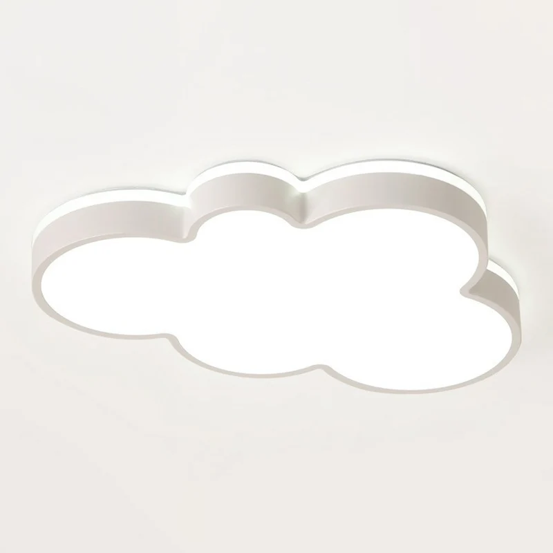 Plafonnier LED en forme de nuage en acrylique, luminaire d'éclairage encastré pour chambre d'enfant Clearhalo
