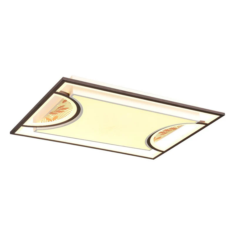 Plafonnier LED géométrique simplicité pour salon, plafonnier encastré en café Clearhalo