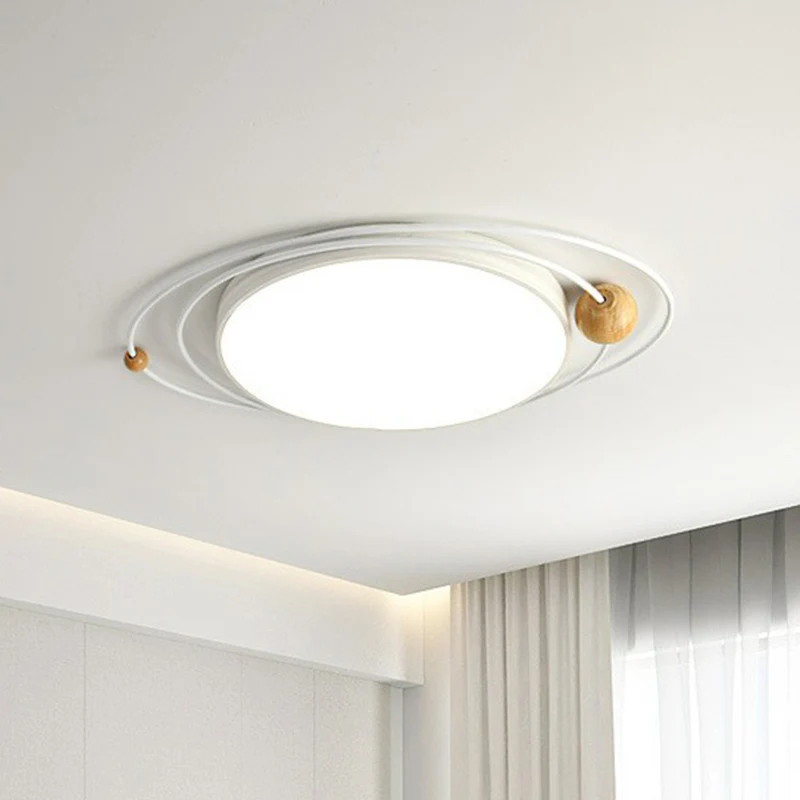 Plafonnier LED en métal Planet, luminaire décoratif d'intérieur, idéal pour un salon contemporain Clearhalo