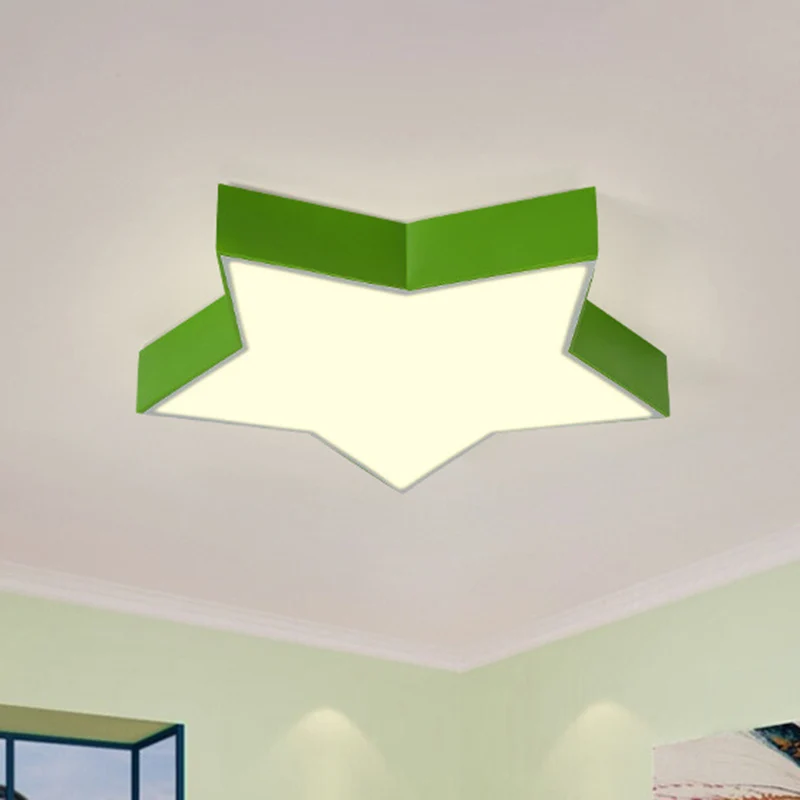 Plafonnier LED Simplicity Star en acrylique pour chambre d'enfant Clearhalo