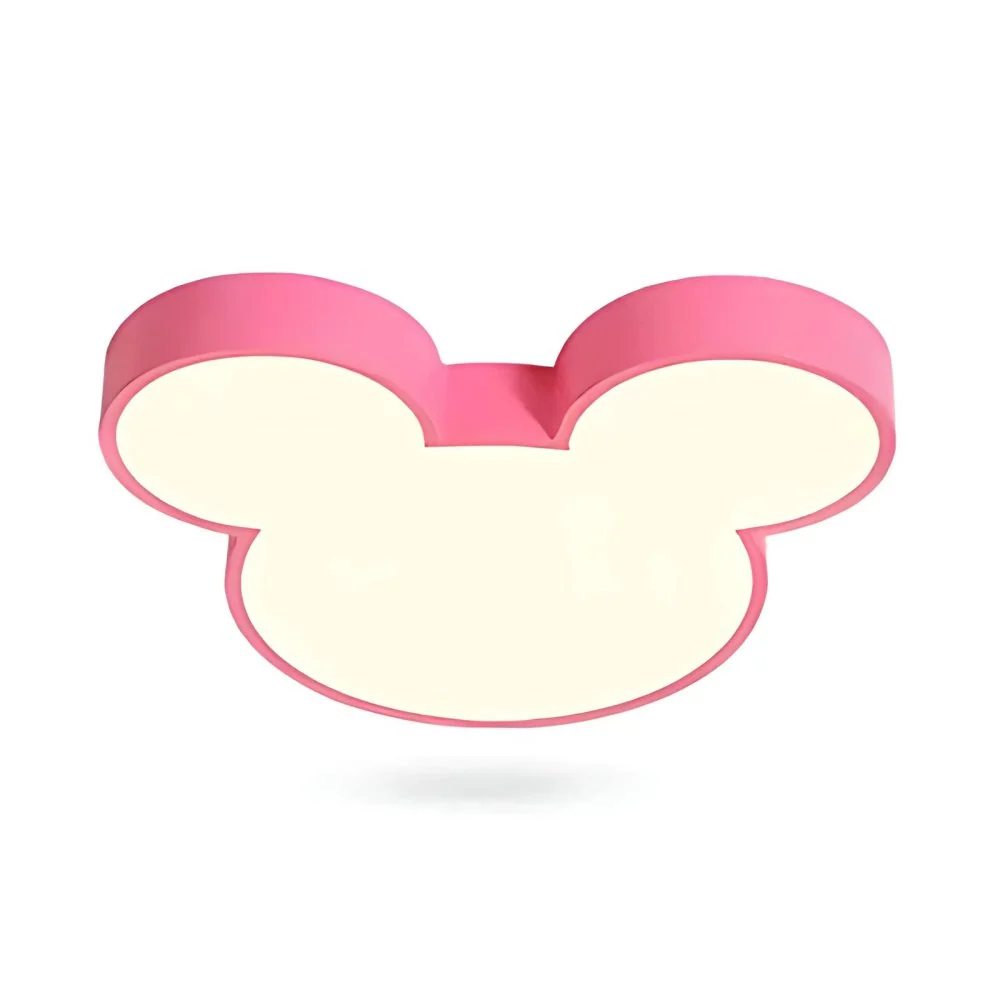 Plafonnier en métal avec souris, design moderne, design de dessin animé, luminaire décoratif d'intérieur, idéal pour une c...