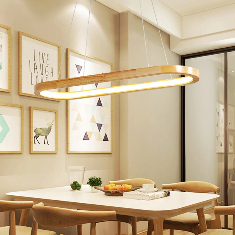 Plafonnier ovale Beige en bois, luminaire décoratif d'intérieur, luminaire décoratif de plafond, idéal pour une salle à ma...