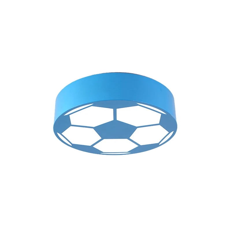 Plafonnier plat en acrylique avec thème de sport, luminaire décoratif de plafond, idéal pour une chambre d'enfant Clearhalo