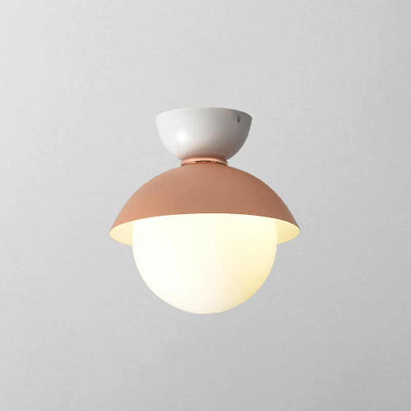 Plafonnier rond encastré en métal de Style nordique, luminaire proche du plafond Clearhalo