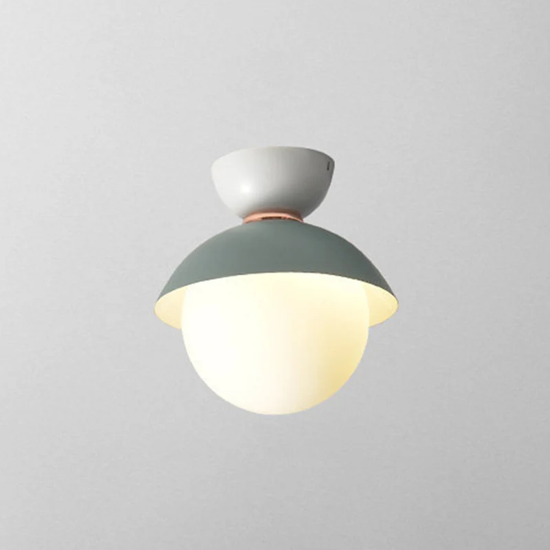 Plafonnier rond encastré en métal de Style nordique, luminaire proche du plafond Clearhalo