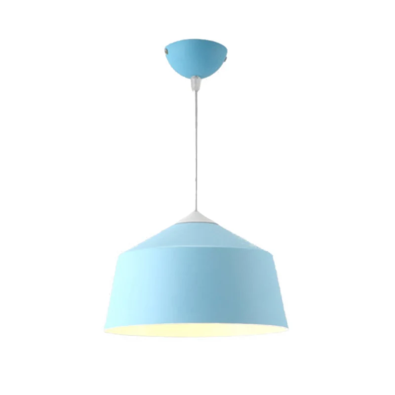 Plafonnier suspendu en forme de dôme en métal nordique, 1 lumière, noir/gris/rose Clearhalo
