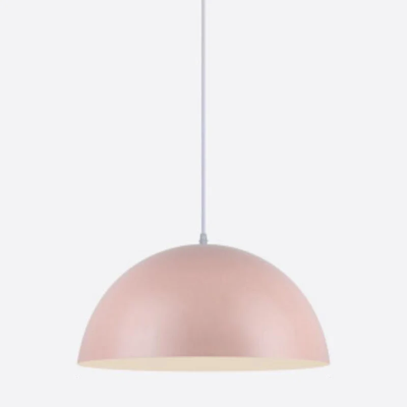 Plafonnier suspendu en forme de dôme pour restaurant, style moderne, en métal, 1 lumière Clearhalo