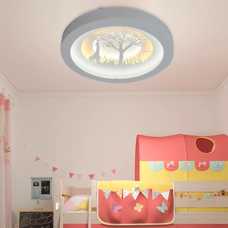 Plafonniers LED circulaires blancs plafonniers encastrés en acrylique nordique pour salon Clearhalo