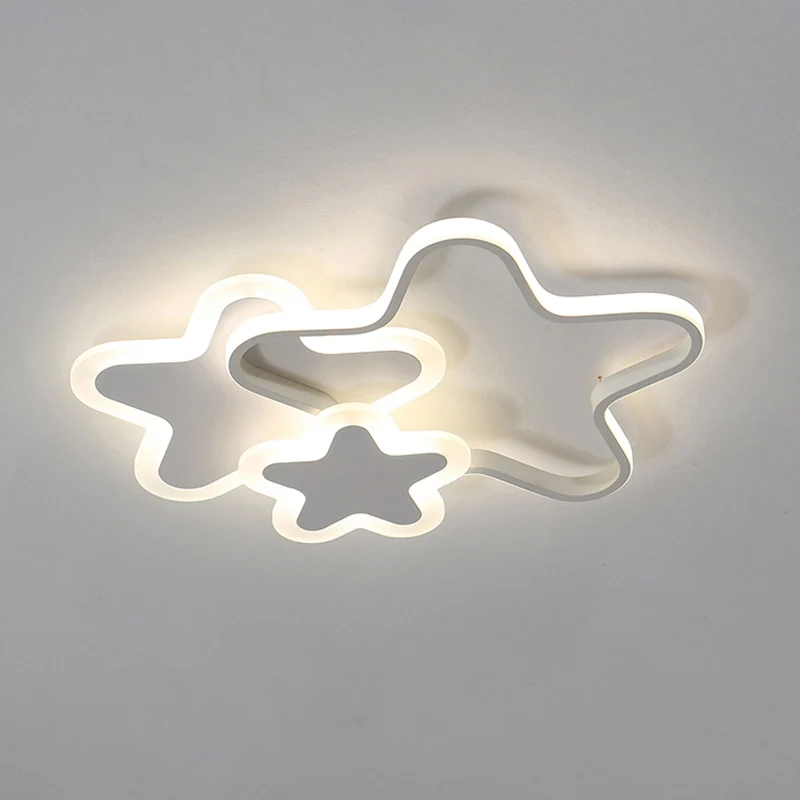 Star LED encastré luminaire dessin animé métal chambre d'enfants plafonnier Clearhalo
