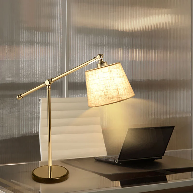 Tissu d'éclairage de tâche conique contemporain LED lampe de lecture en blanc pour chambre à coucher Clearhalo