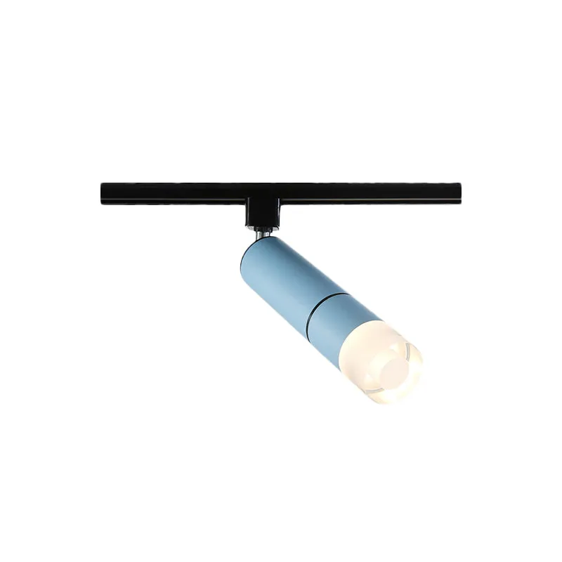 Tube Clothing Store Semi-affleurant en aluminium LED moderne rotatif encastré en blanc/rose/bleu Clearhalo