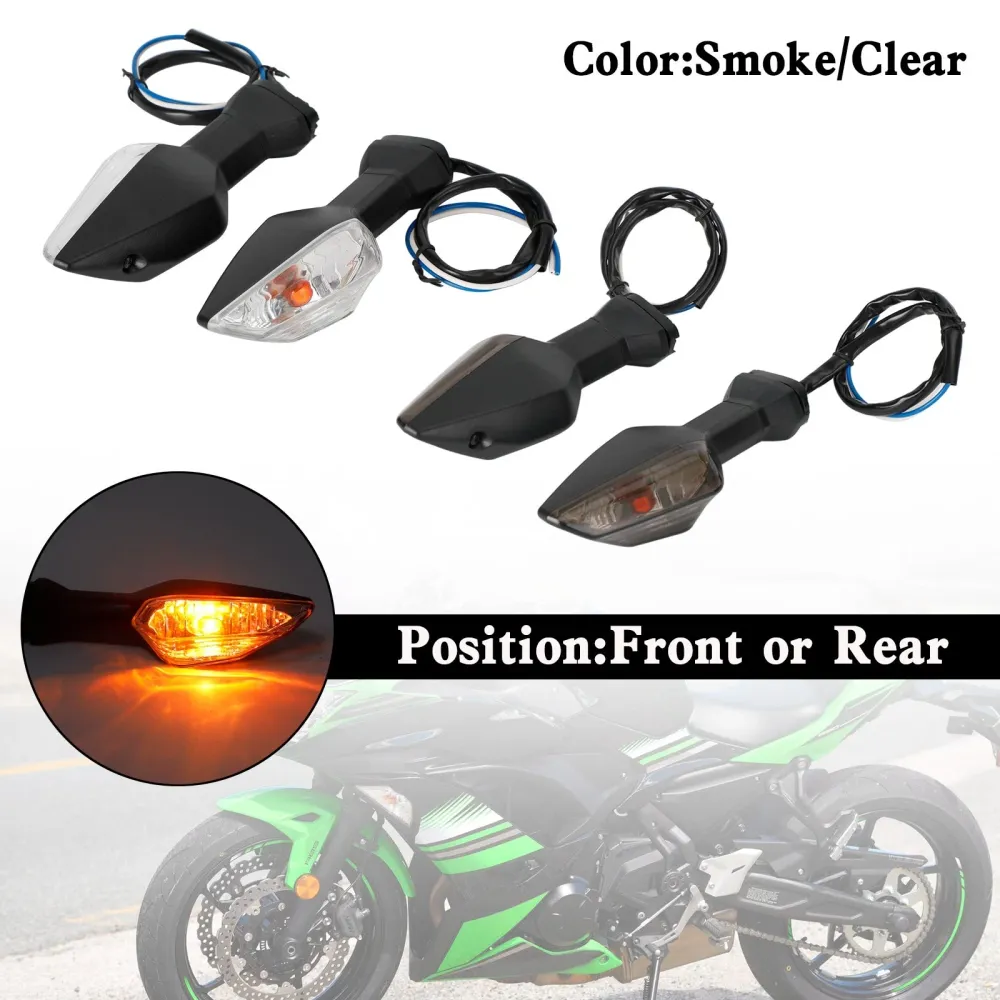 Clignotant indicateur lampe pour Kawasaki Ninja400 Z650 Z900 Z1000 Z1000SX clair