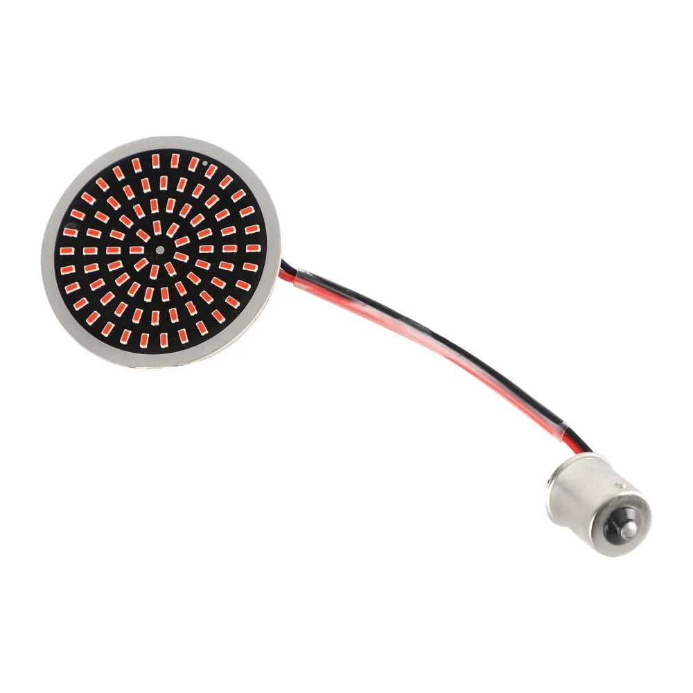 Clignotant LED 1156, insert de lampe adapté pour Softail Touring Dyna Sportster