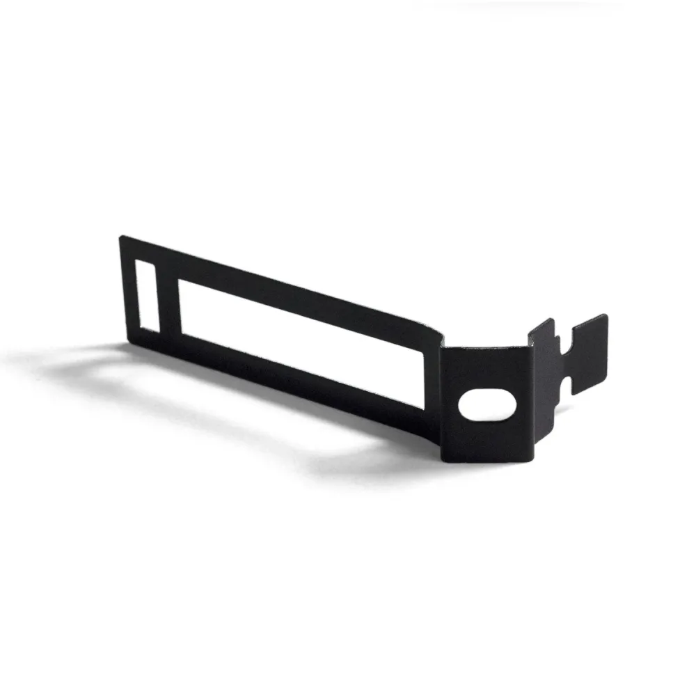 Clip serre-câble en métal pour cordon 30 mm de diamètre - Noir