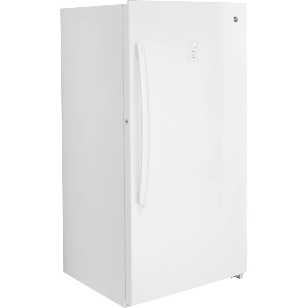 GE Congélateur vertical de 17,3 pi cu avec éclairage DEL FUF17DLRWW