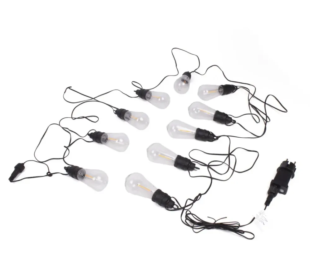 Cordon d'lumière 10 pcs 7 m adapter