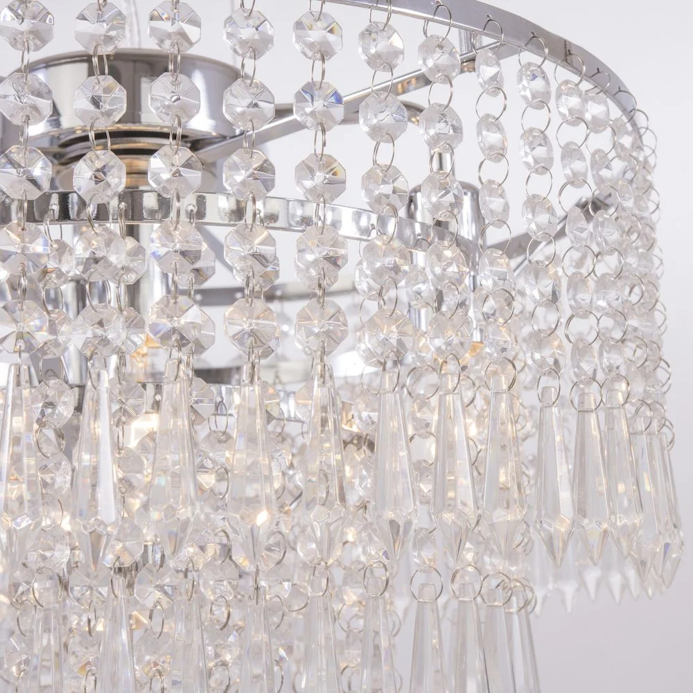Lustre CosmoLight Porto 4L chromé E14