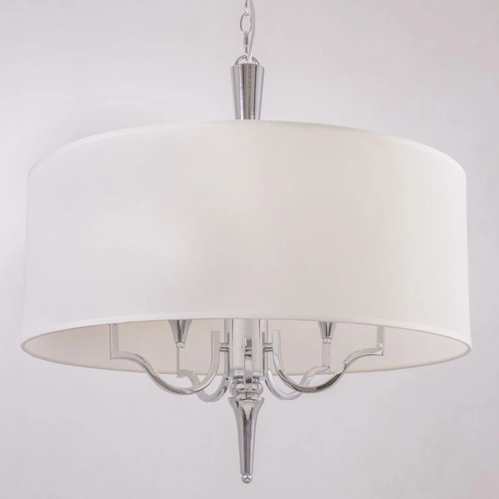 Lustre CosmoLight Washington 5L nickel E14 D 60cm