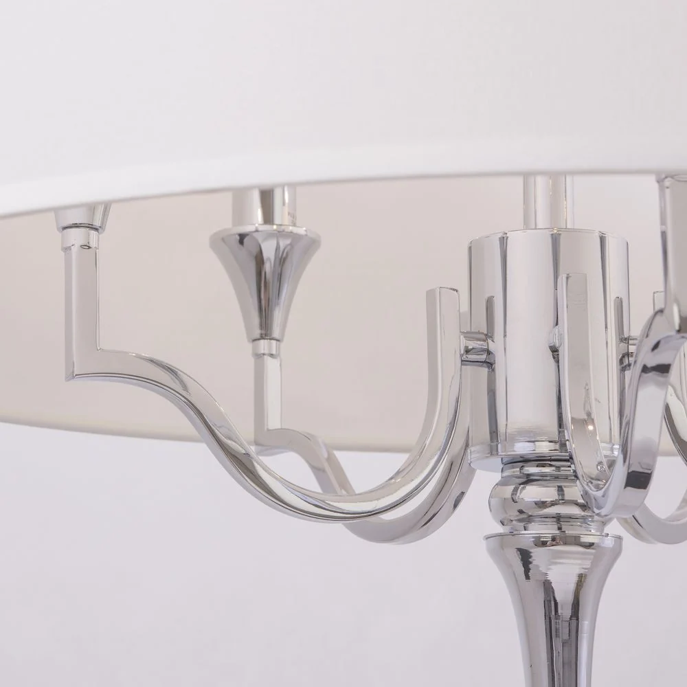 Lustre CosmoLight Washington 5L nickel E14 D 60cm