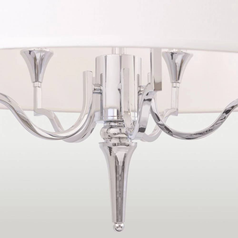Lustre CosmoLight Washington 5L nickel E14 D 60cm