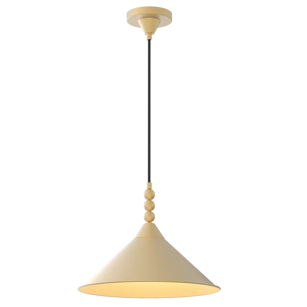 Suspension CosmoLight ASHFORD 1L E27, D 27 cm Black
