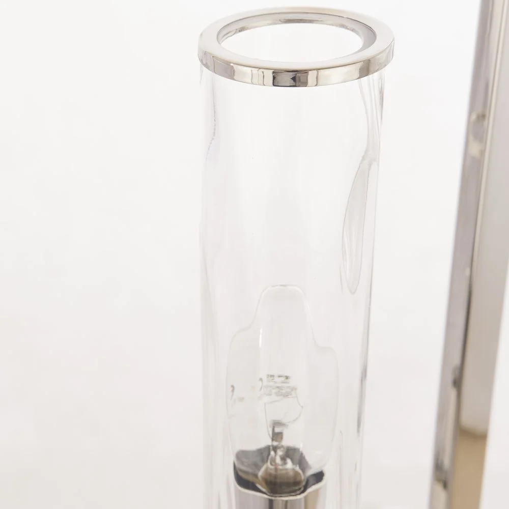 Suspension linéaire CosmoLight Oxford 10L, nickel, largeur 96 cm