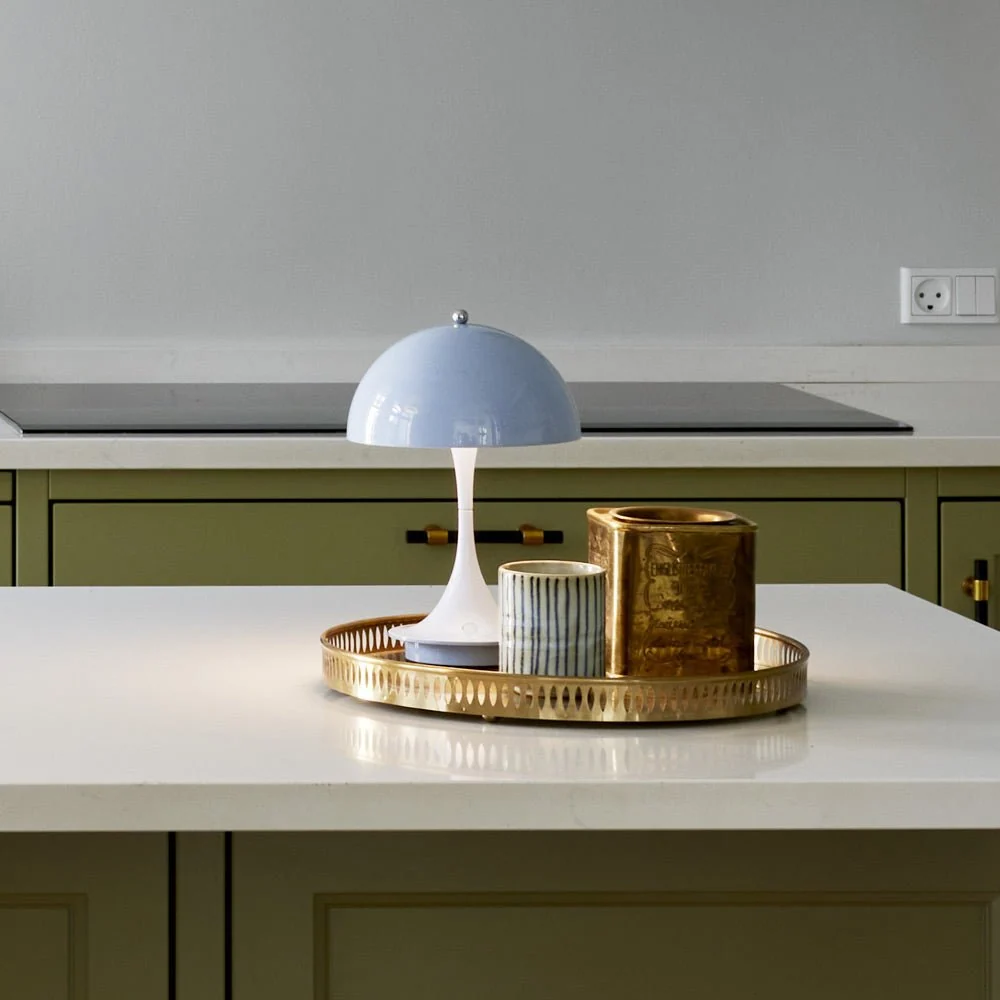 LUCENTI – Lampe de table LED sans fil avec batterie, variateur et design moderne pour un éclairage d'ambiance flexible Coz...