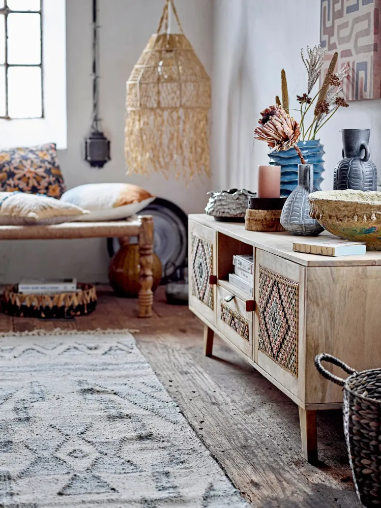 Creative Collection Lampe suspendue Torah, Nature, Raphia