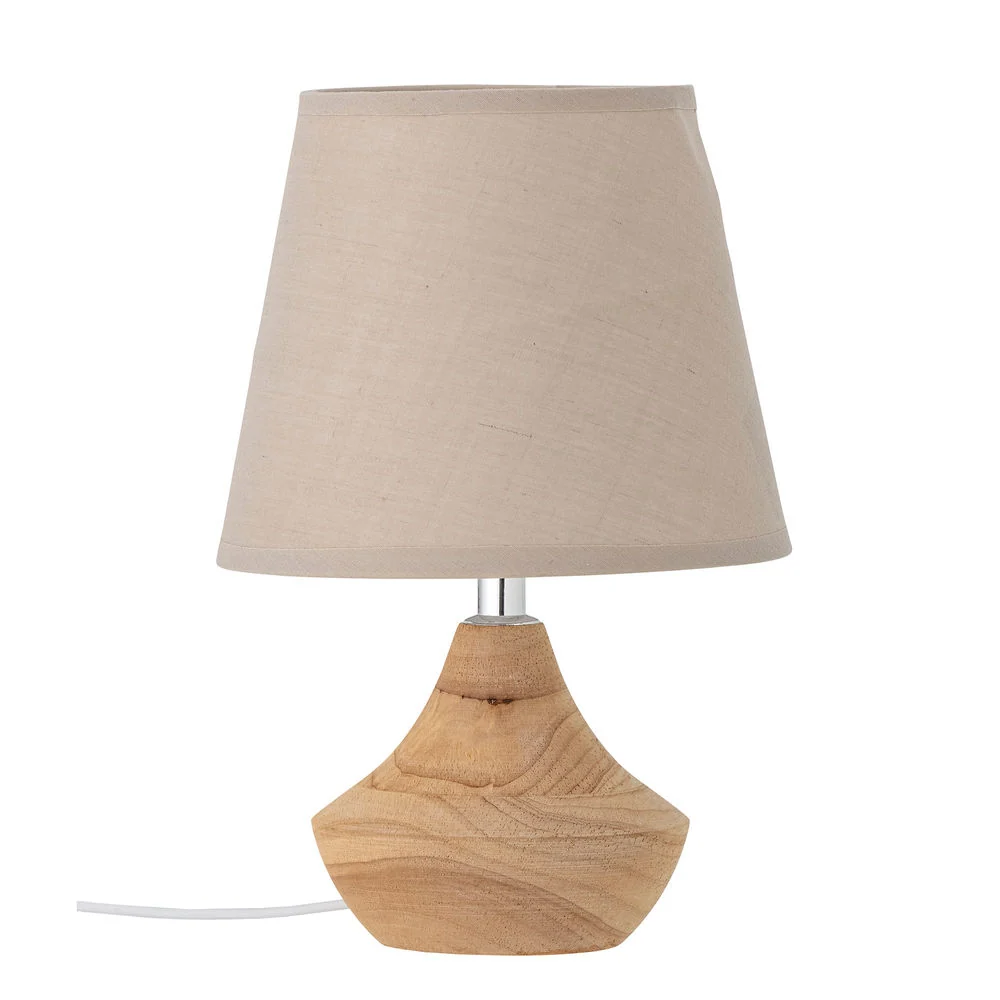 Creative Collection Lampe de table Panola, Nature, bois d'hévé