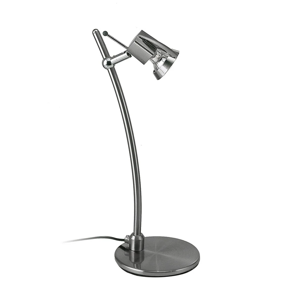 Lampe de table CristalRecord Arco, nickel/laiton Nickel