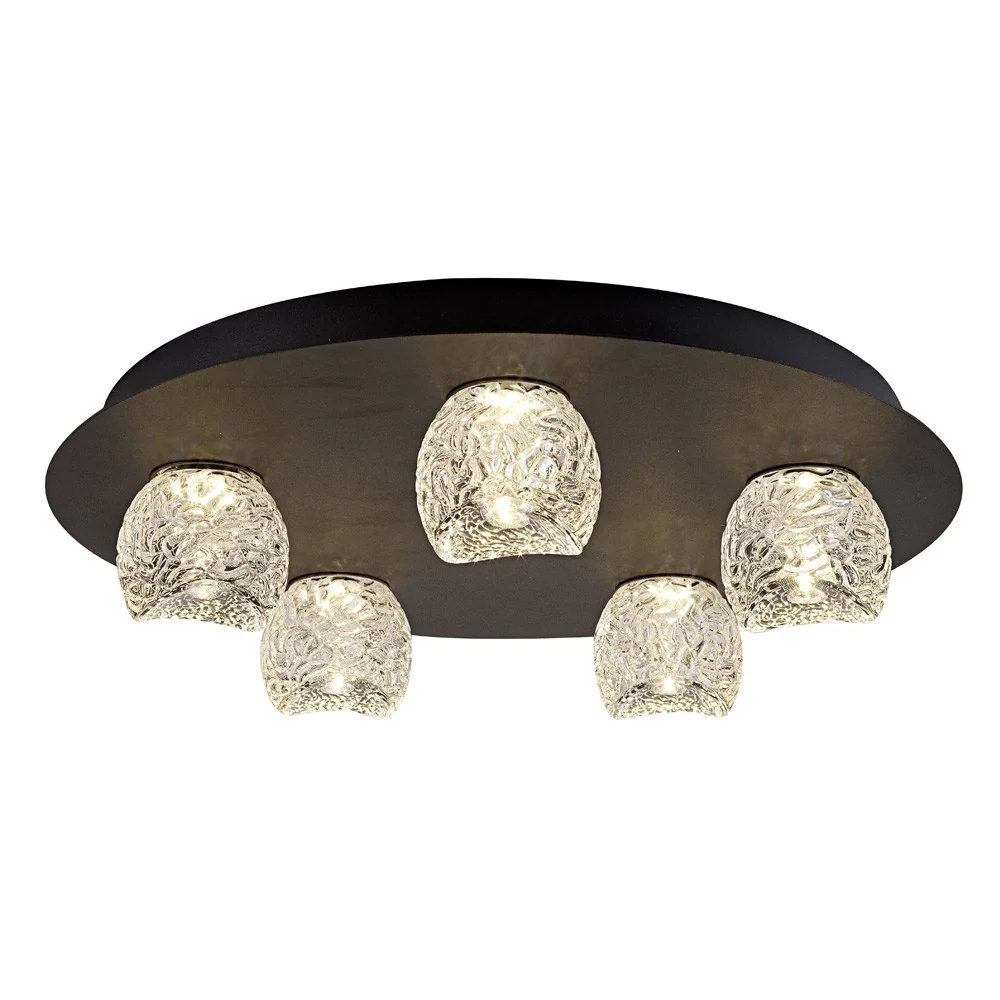 Plafonnier CristalRecord Fany LED 25W, D 45cm
