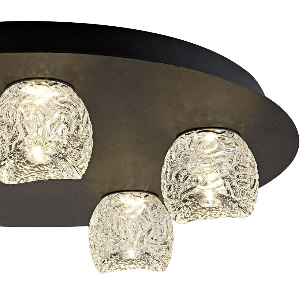 Plafonnier CristalRecord Fany LED 25W, D 45cm