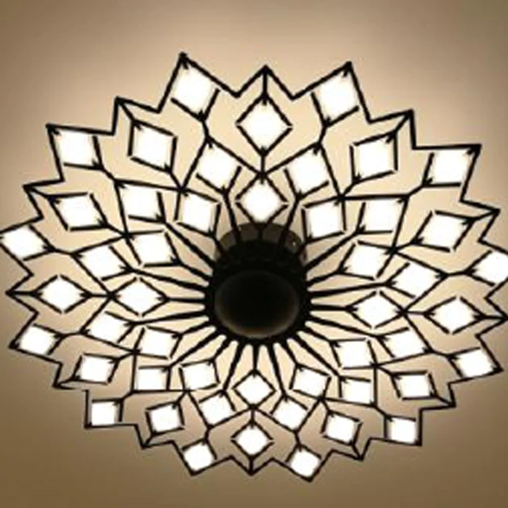 Plafonnier encastré CristalRecord LED 56W, D 76cm
