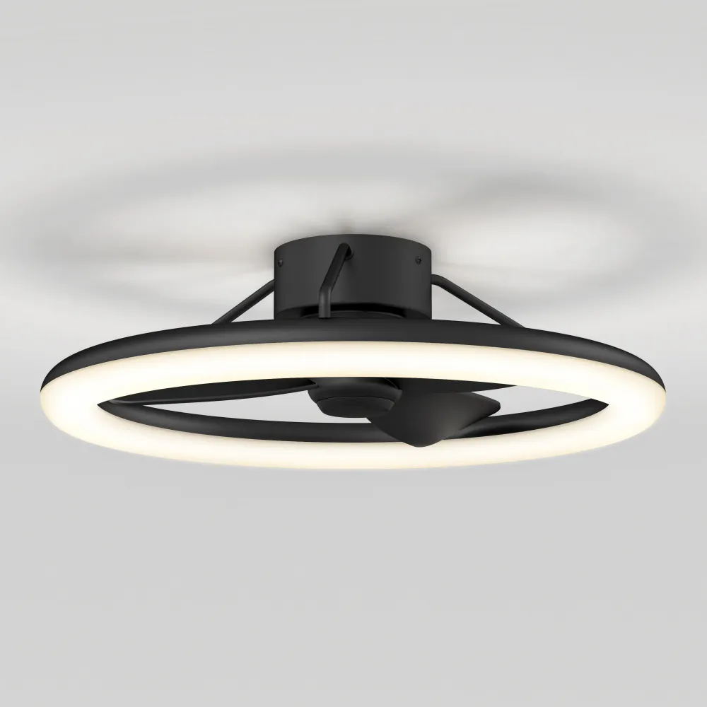 Darren ventilateur moderne 23 po. à DEL - avec télécommande