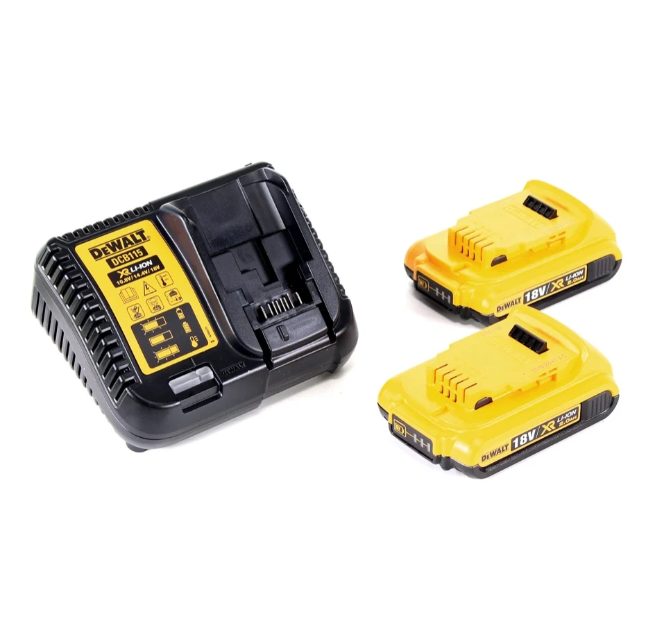 Lampe LED à batterie DeWalt DCL 043 18 V 1000 lm + 2x batteries 2,0 Ah + chargeur
