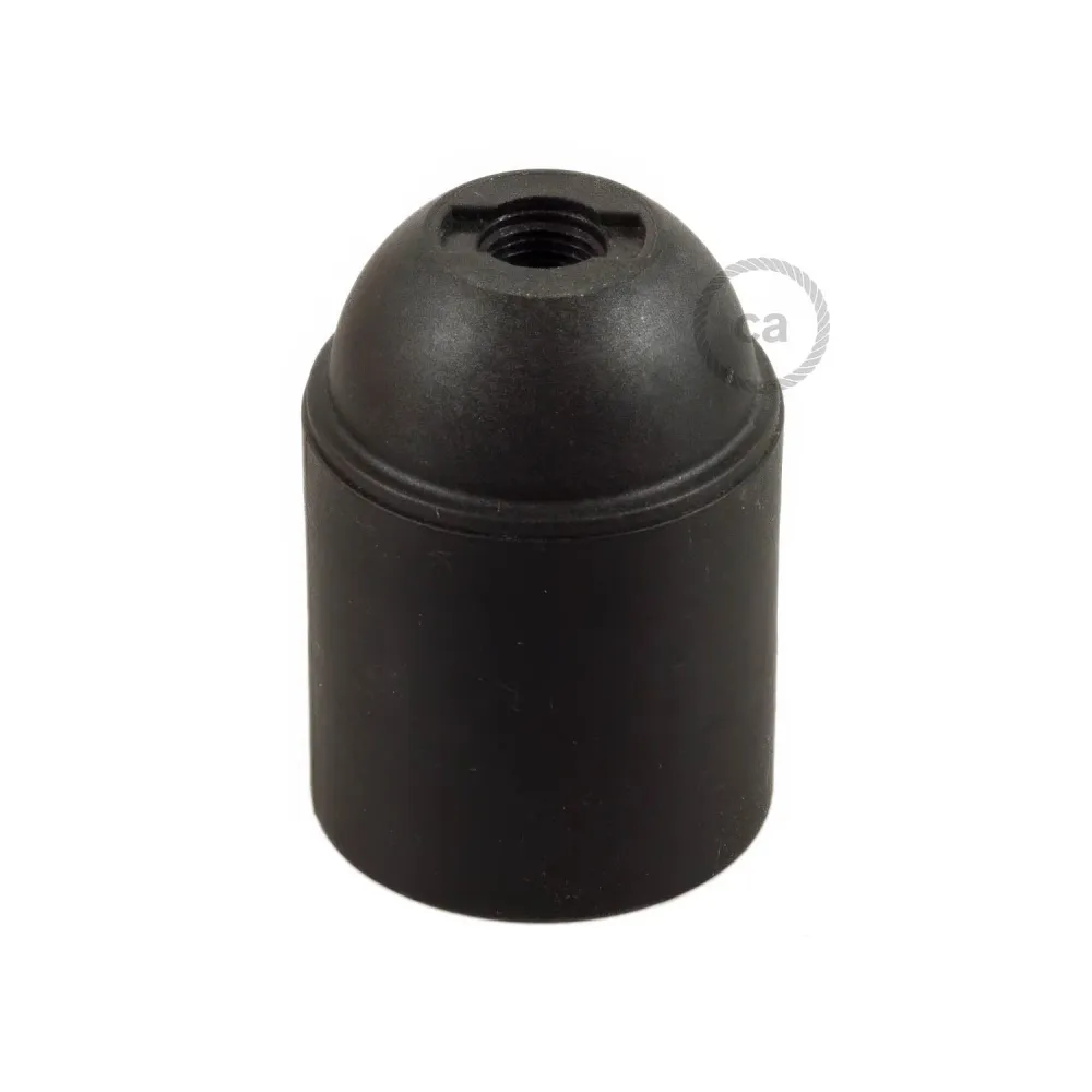Douille d'ampoule Bakélite phénolique noire - Partie de lampe E26 UL avec mise à la terre