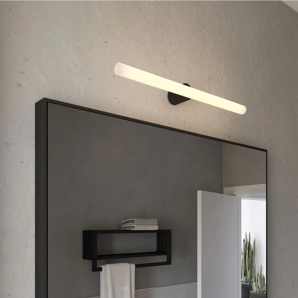 Douille esse14 murale ou plafond avec raccord S14d - Étanche IP44 - Effet Wengé