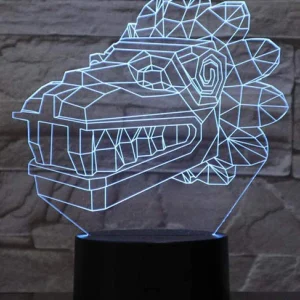 Lampe Dragon Tribal (3D) Dragon Naga