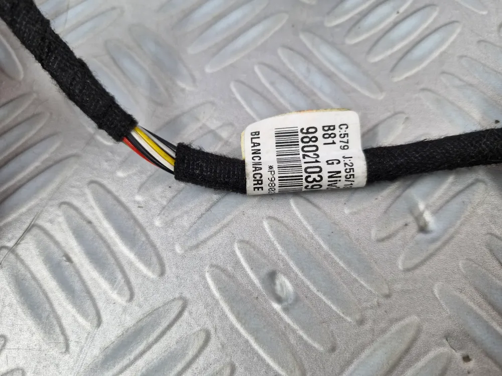 Rétroviseur gauche DS5 blanc nacré électrique rabattable + éclairage + caméra (à partir de 06/2011) — neuf d’origine complet