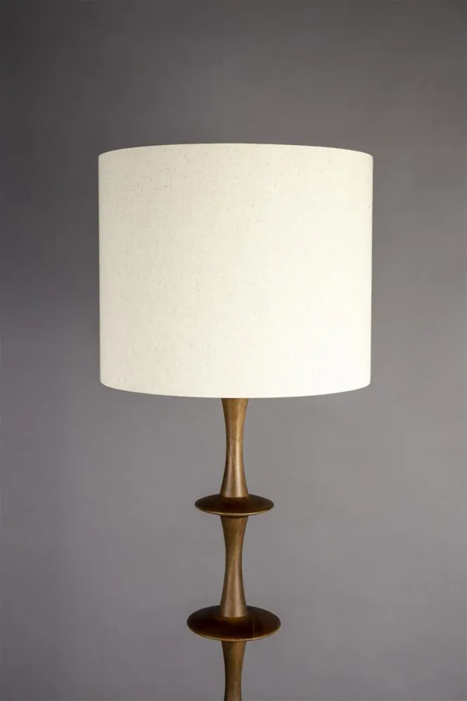 Lampadaire Disques Cath en Manguier Massif - DutchBone
