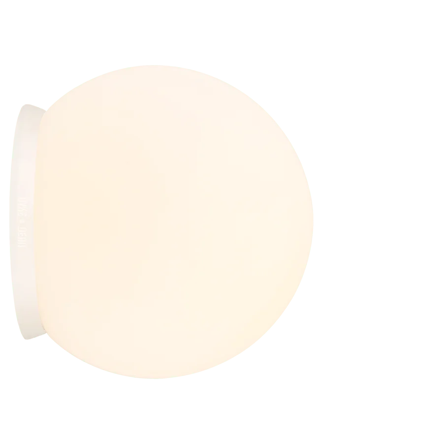 LAMPE SPHERE BASE BLANC 200mm DYKE & DEAN