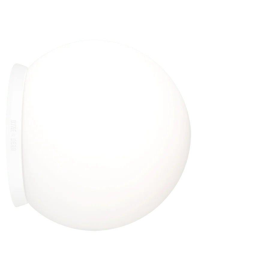 LAMPE SPHERE BASE BLANC 200mm DYKE & DEAN