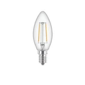 E14 | LED blanc chaud | Filament clair